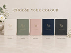 Monogram Wedding Vow Books Set of 2