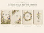 Wildflower Wedding Vow Books Set of 2