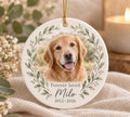 Pet Memorial Ornament with Photo and Name