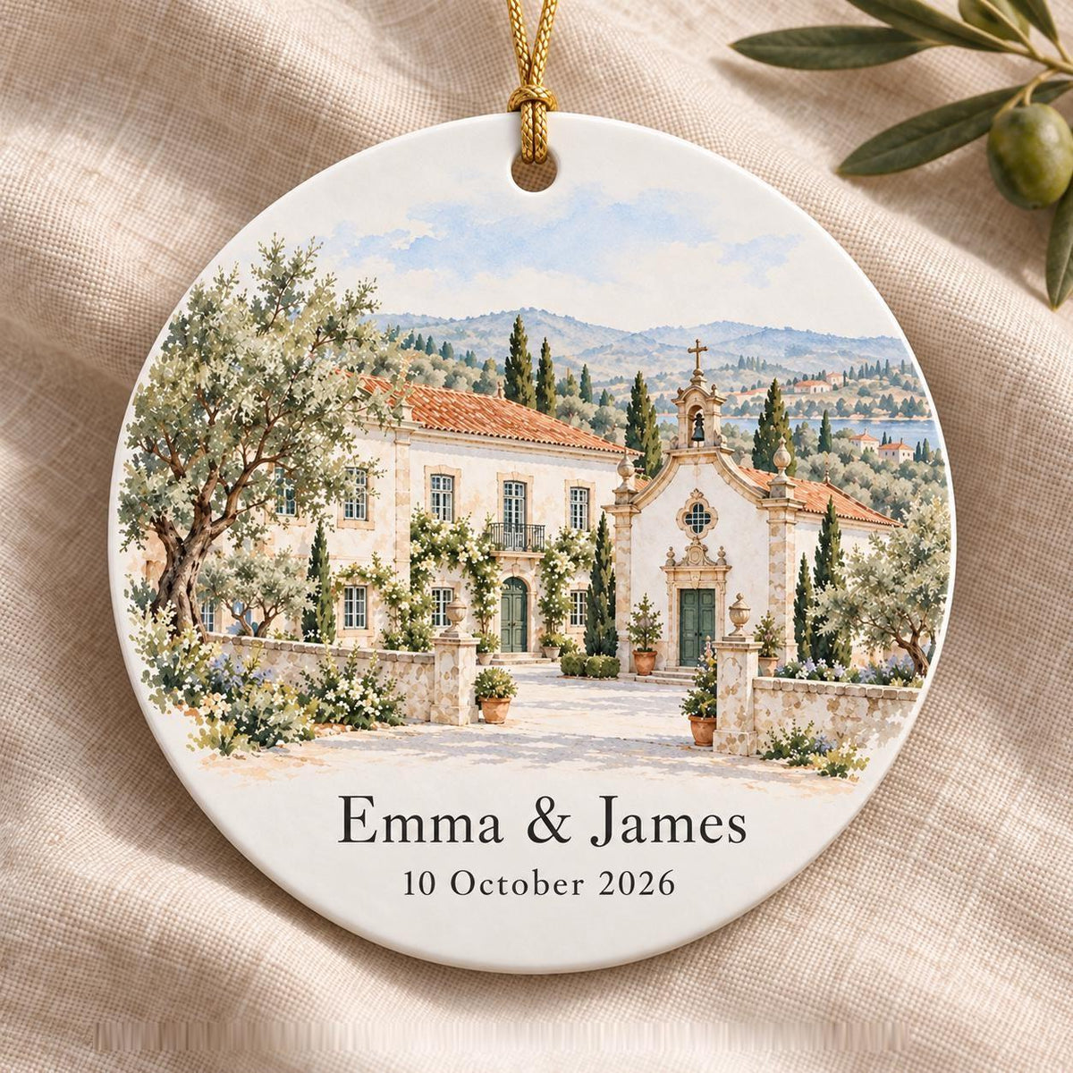 Our First Christmas Married Ornament
