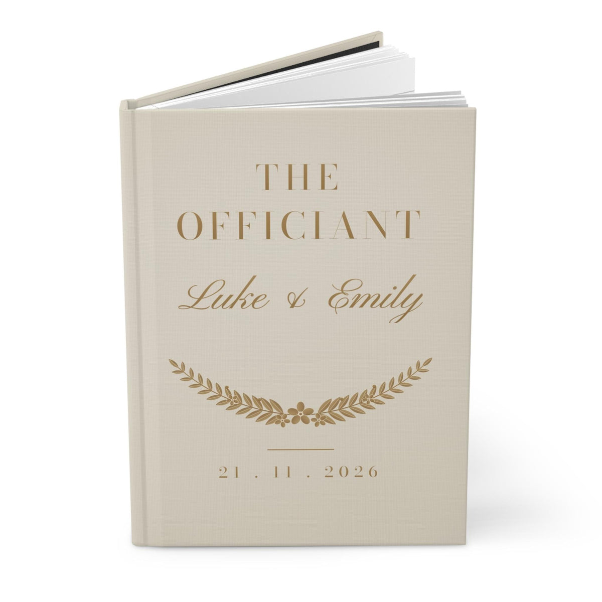 Personalized Officiant Book
