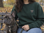 Custom Embroidered Pet Portrait Sweatshirt