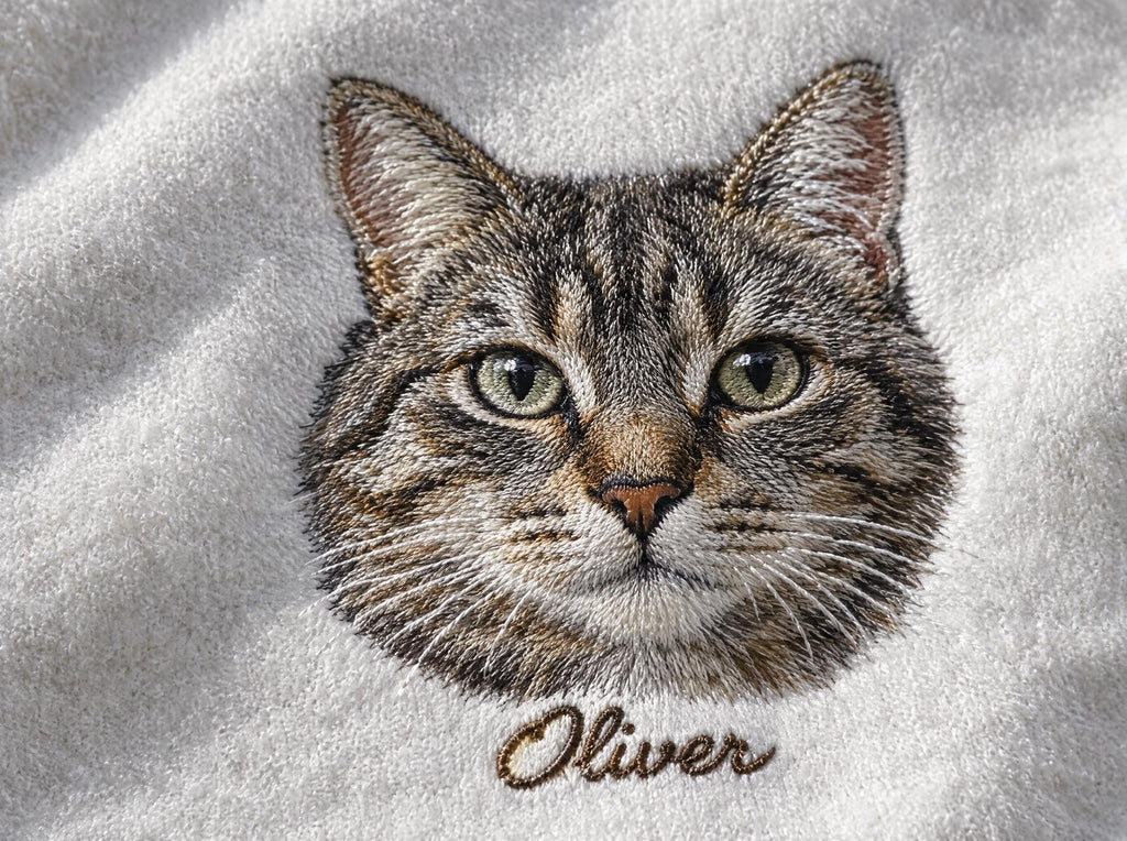 Custom Embroidered Pet Portrait Sweatshirt
