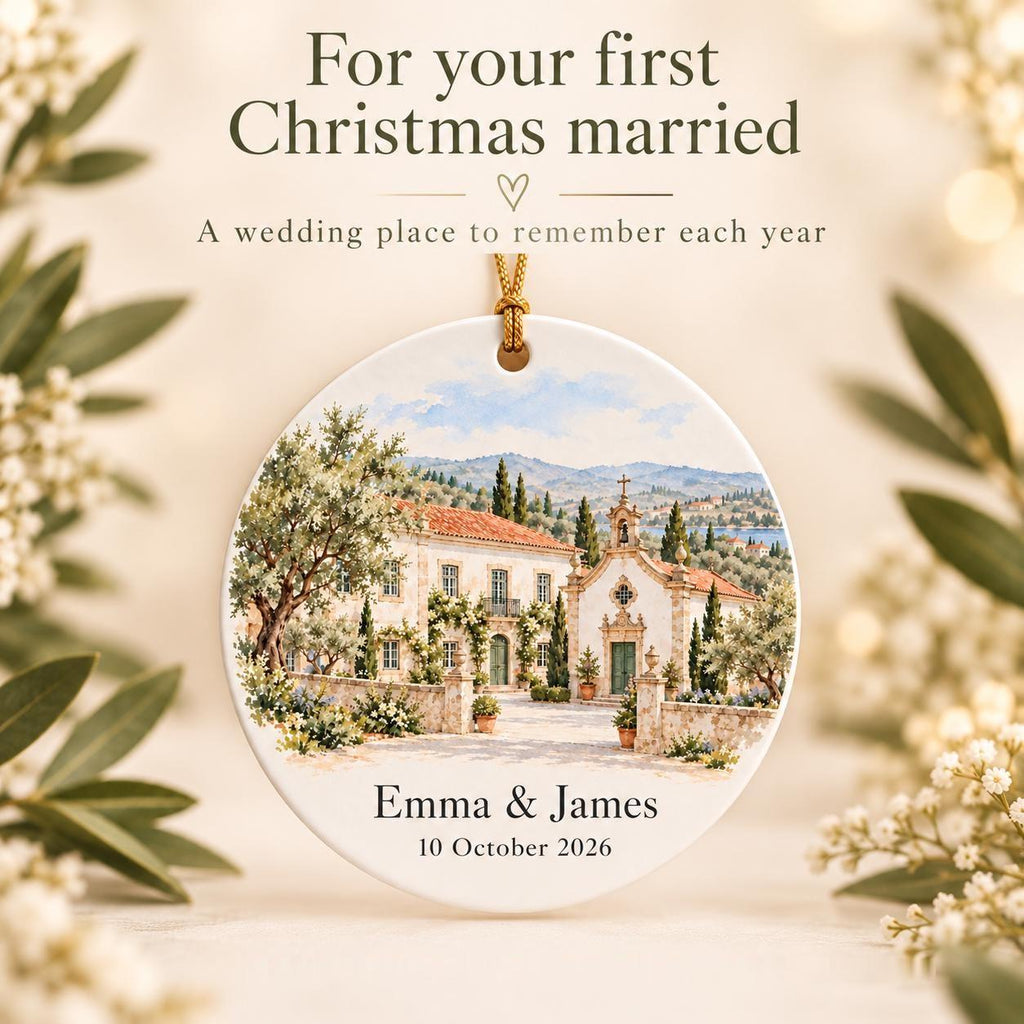 Our First Christmas Married Ornament