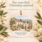 Our First Christmas Married Ornament
