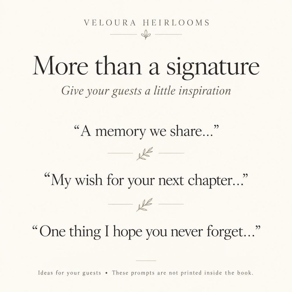 Personalized Wedding Guest Book with Names & Date