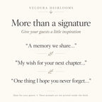 Personalized Wedding Guest Book with Names & Date