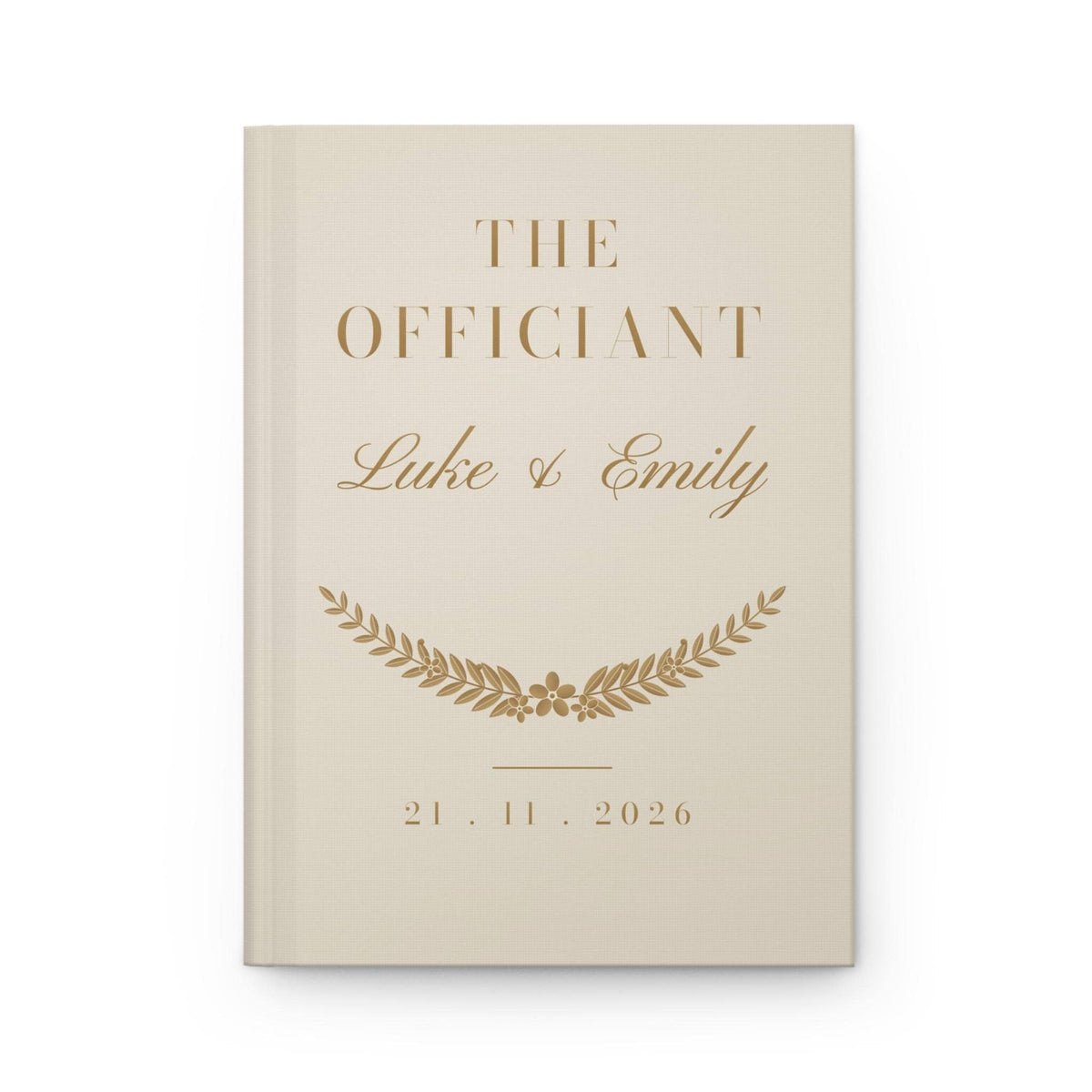 Personalized Officiant Book