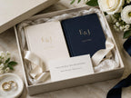 Monogram Wedding Vow Books Set of 2
